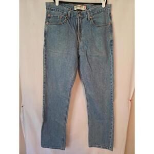 Vintage Levi’s 505 Regular Fit Straight Leg Jeans 34x34 Blue Denim USA Made